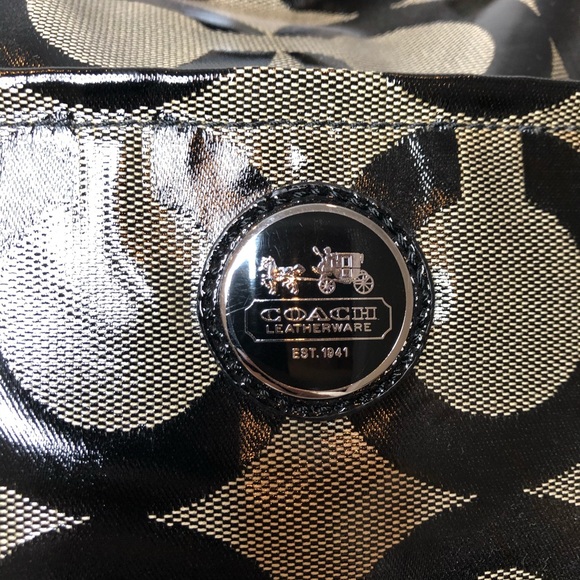 Coach Patent Leather Monogram Tote / Shopper - Picture 3 of 8